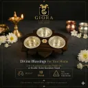 Handcrafted Silver Haldi-Kumkum-Chandan Stand